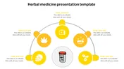 Herbal Medicine Presentation Template With Five Node