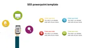 Multicolor SEO PowerPoint Template Presentation