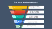 Download Free Funnel Template PowerPoint Slide Design