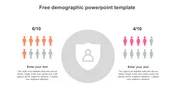 free demographic powerpoint template model