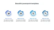 Download Our Beautiful PowerPoint Templates -4 Node