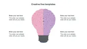 Download Creative Free Templates In Bulb Model