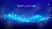 Best Peaceful Background Slide Template Presentation