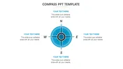 Simple Compass PPT Template Slides