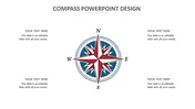 Compass PowerPoint Design Model-Four Node