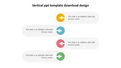 Awesome Vertical PPT Template Download Design Slide