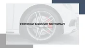 Pretty PowerPoint Design MRF Tyre Template Presentation