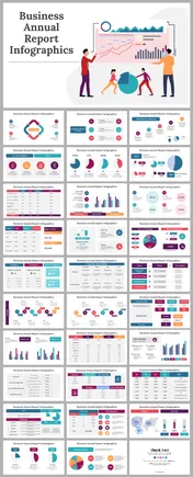 Business Annual Report Infographics PPT And Google Slides