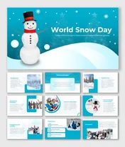 World Snow Day PowerPoint And Google Slides Templates