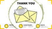 Stunning Thank You Slide For PPT Presentation Design