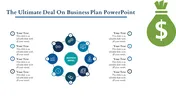 Business Plan PowerPoint Presentation with Eight Nodes