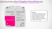 Interactive SWOT template PowerPoint and Google  slides