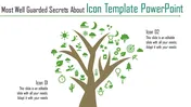 Tree Model Icon Template PPT and Google Slides Presentation