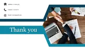 Innovative Thank you PowerPoint and Google Slides Themes