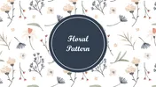 Affordable Floral Pattern Presentation Template Designs