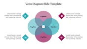 Creative Venn Diagram Slide Template Presentation