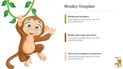 Monkey PowerPoint Template For Presentation & Google Slides