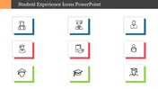 Use This Student Experience Icons PowerPoint Template