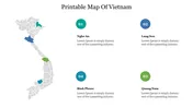 Printable Map Of Vietnam For PPT Presentation Template