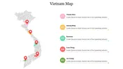 Amazing GPS Vietnam Map PowerPoint Presentation