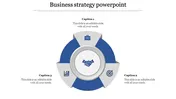 Three Nodded Business Strategy PowerPoint