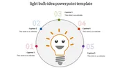 Incredible Light Bulb Idea PowerPoint Template Designs