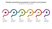 connected timeline presentation powerpoint