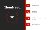 Best thank you slide for business presentation