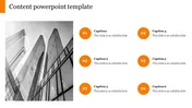 Editable Content PowerPoint Template For Presentation