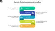 Stunning Supply Chain Management Template In Multicolor