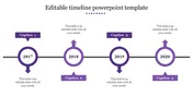 Editable Timeline PowerPoint Template Presentation