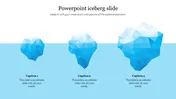 Creative Iceberg Diagram For PPT Slide Design