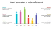 Colorful chart with six bars in blue, pink, green, red, yellow, and purple, each topped with a rocket icon and captions.