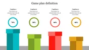 Stunning Game Plan Definition Slide Template Diagram