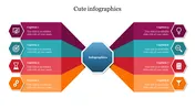 Cute Infographics PPT PowerPoint Template Slide Designs