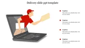 Get dashing Delivery Slide PPT Template PowerPoint