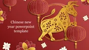 Best Chinese New Year PowerPoint Template Presentation