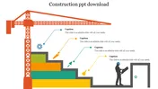 Creative Construction PPT Download Templates