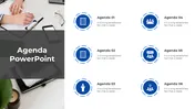 Customize Agenda PowerPoint And Google Slides Template 