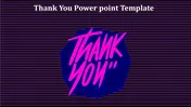 The Best Thank You PowerPoint Template For Presentation