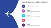 Vacation PowerPoint Presentation Template With Flight