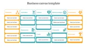 Innovative Business canvas template