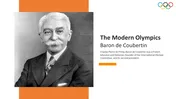 Effective And Modern Baron De Coubertin PPT Slides