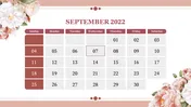 Creative September 2022 PowerPoint Template