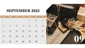 Editable September 2022 PowerPoint Calendar Template