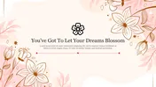 Beautiful PowerPoint Design Flowers Presentation Slide