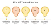 Best Light Bulb Template PowerPoint Presentation Slide