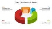 Innovative PowerPoint Isometric Shapes Template Slide