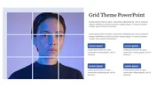 Creative Grid Theme PowerPoint Presentation Template 