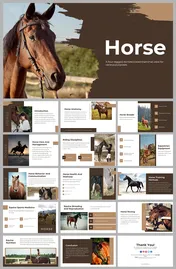 Attractive Horse PowerPoint And Google Slides Templates